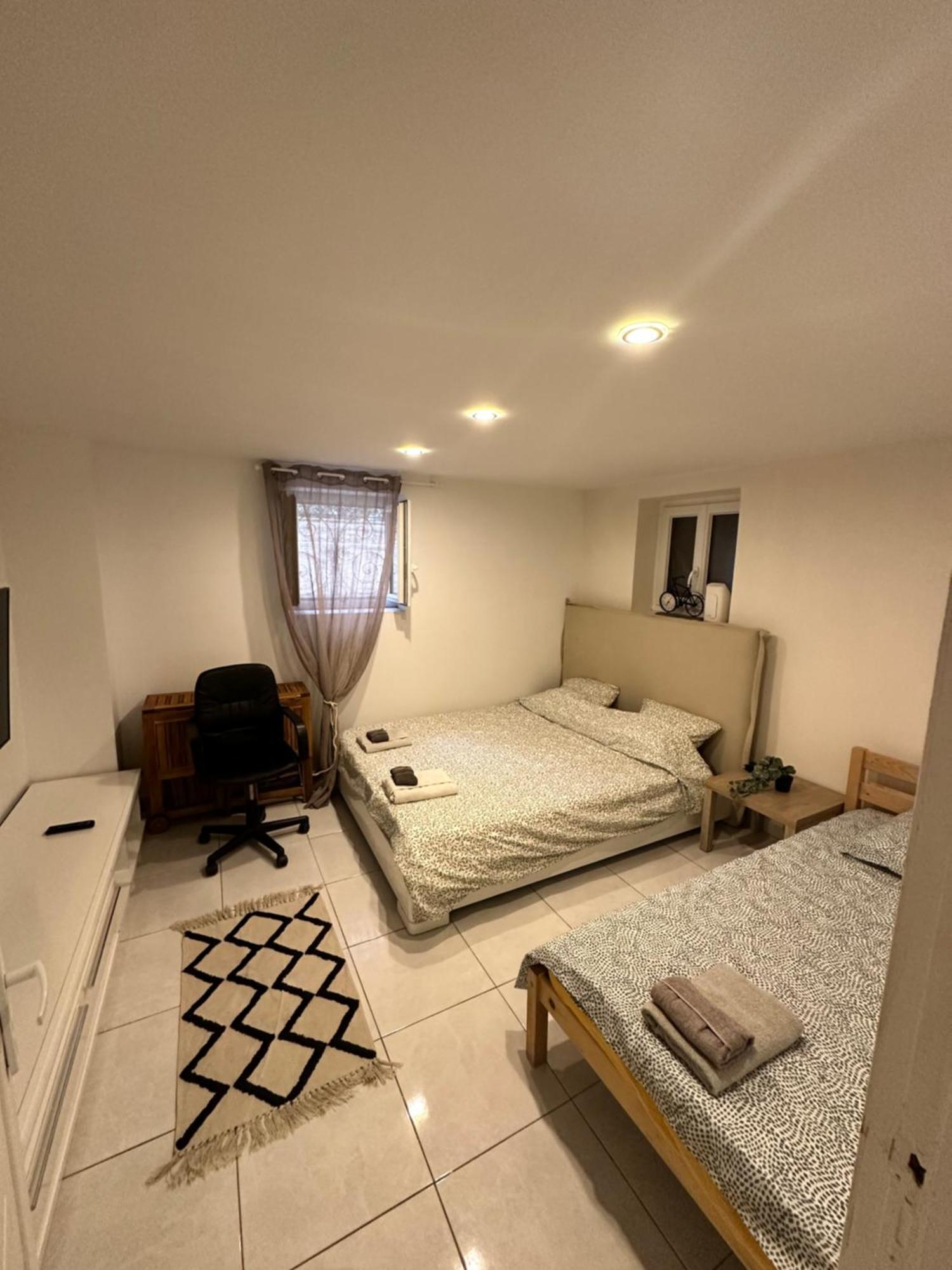 Jolie Appartement Nice Proche Mer Et Aeroport Une Chambre Plus Salon Avec Cuisine Eksteriør billede