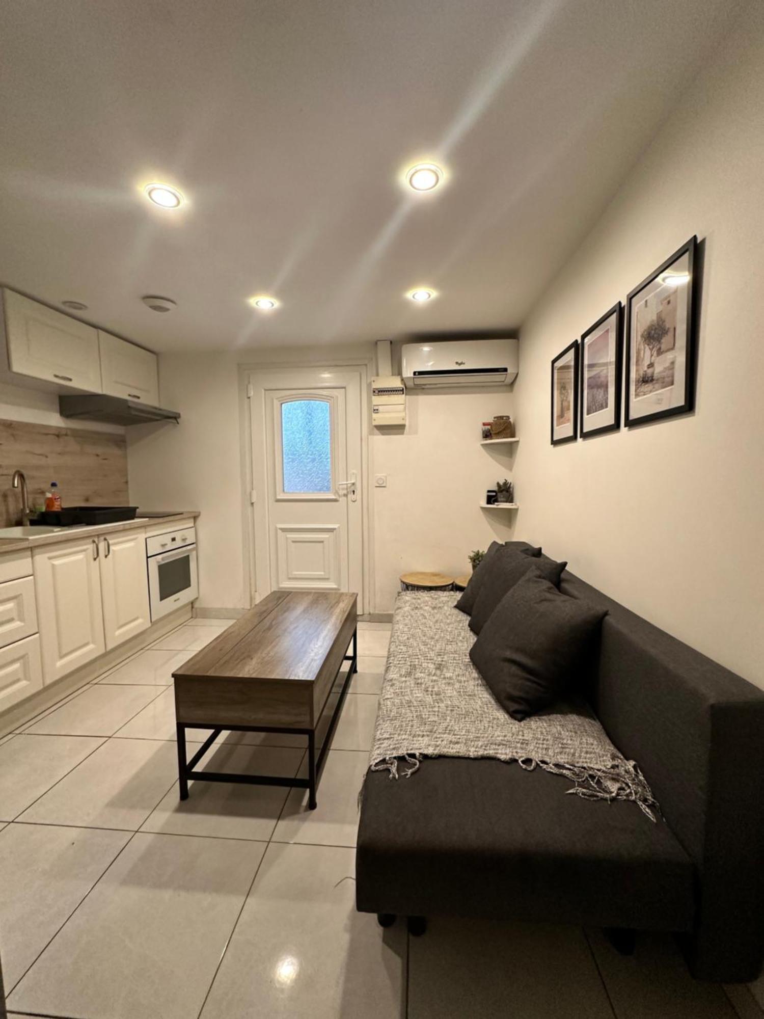 Jolie Appartement Nice Proche Mer Et Aeroport Une Chambre Plus Salon Avec Cuisine Eksteriør billede